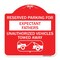Signmission Reserved Parking for Expectant Fathers Unauthorized Vehicles Towed Away, A-DES-RW-1818-23107 A-DES-RW-1818-23107 - alternate 1